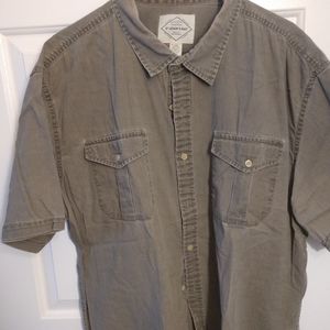 40-  Army Green St. John’s Bay button up. xxl